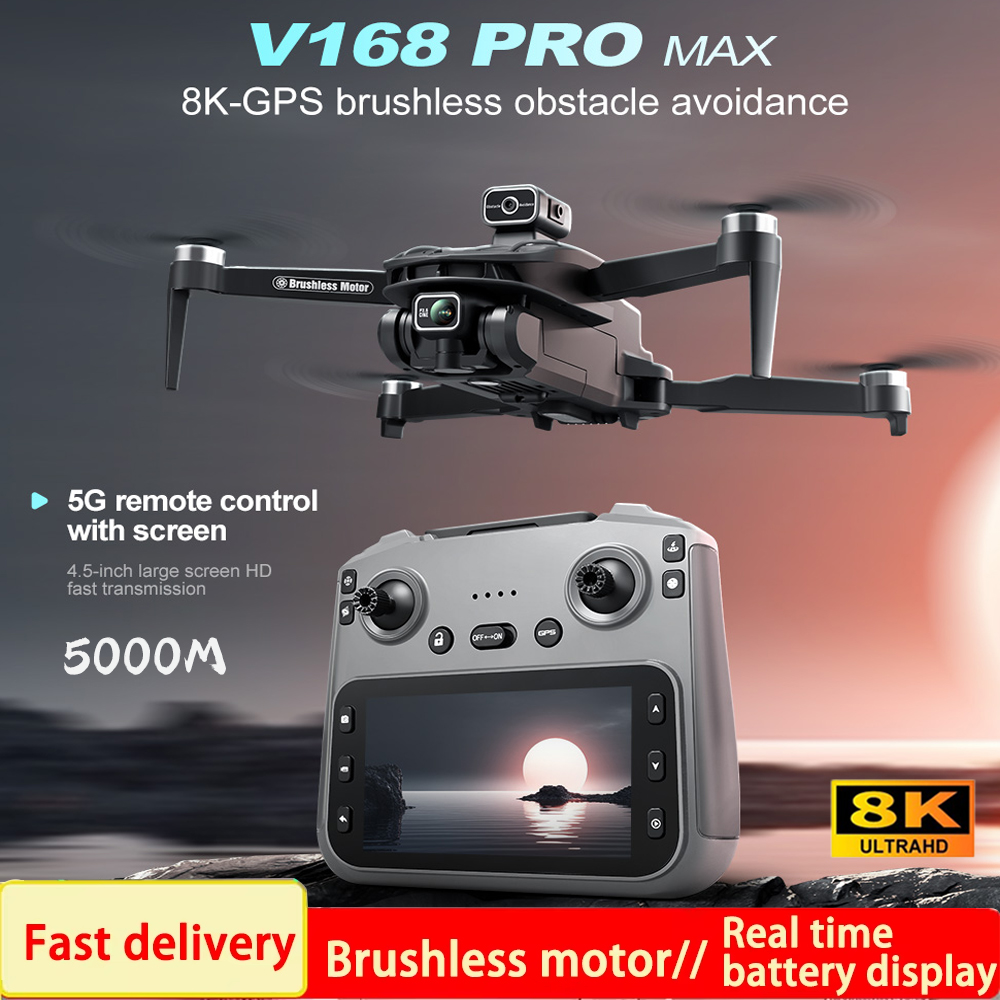Drone Mapping - 2025 V168 Pro MAX GPS Дрон