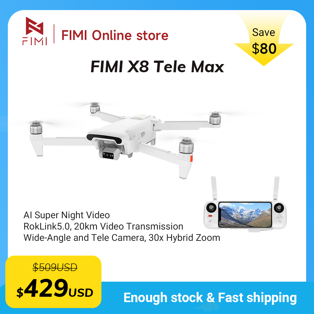 Drone Thermal Imaging - Дрон FIMI X8 Tele Max 4K