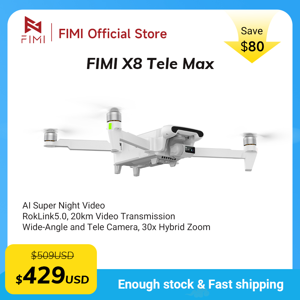 Новый дрон FIMI X8 Tele Max с  – обзор и цена Drone Surveying