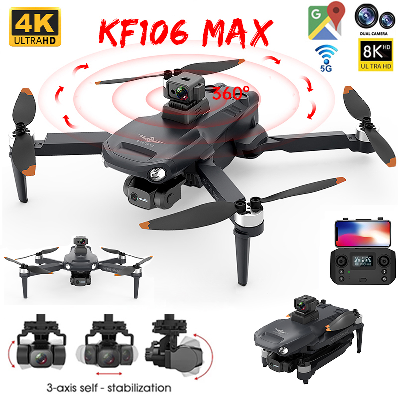 2022 НОВЫЙ KF106 Max Drone 8K  – обзор и цена Drone Mapping