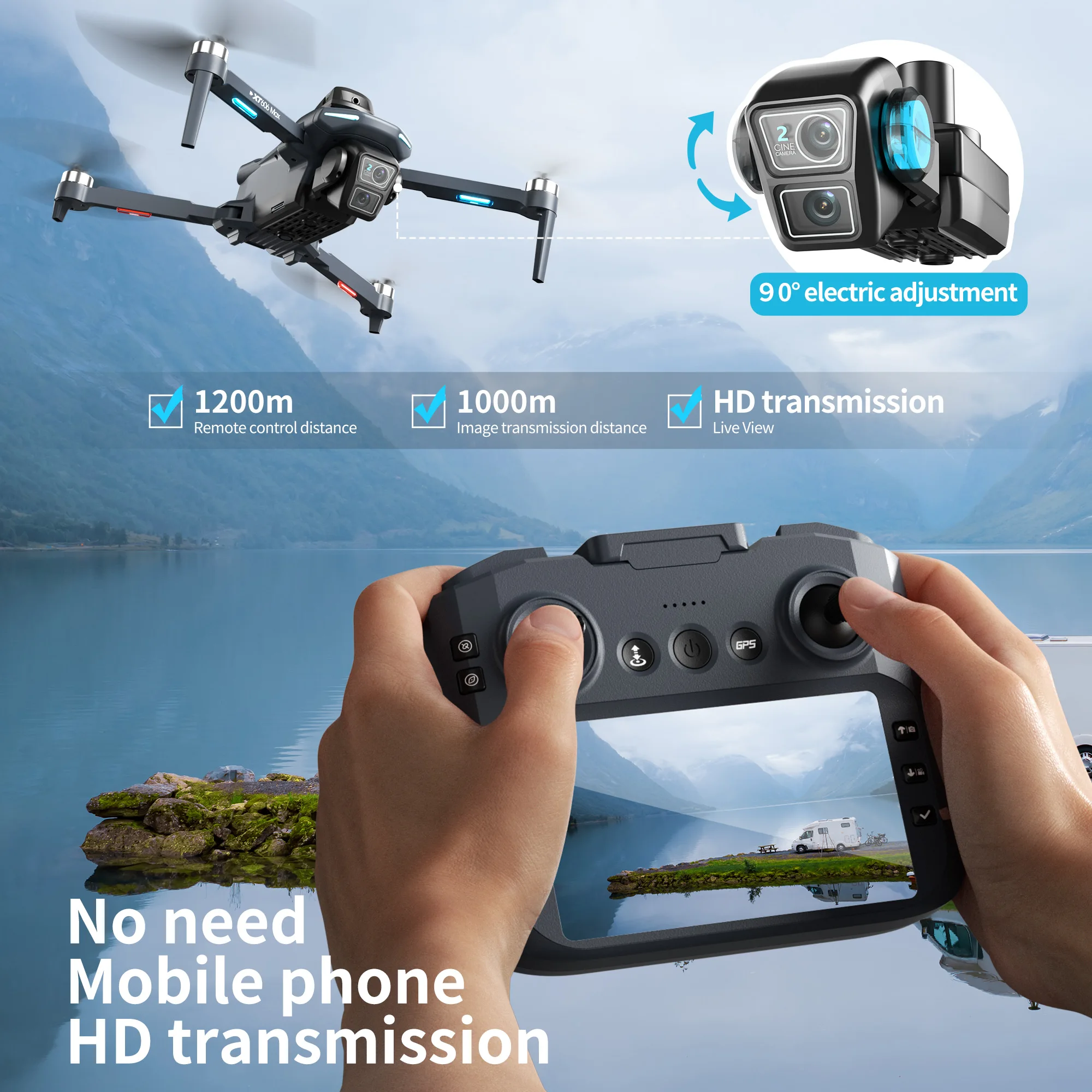 Дрон Lenovo XT606 MAX GPS с ка – обзор и цена Drone Mapping
