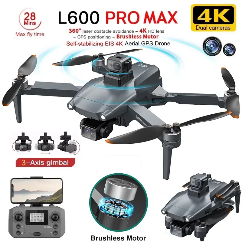 L600 PRO MAX GPS Дрон Професси – обзор и цена Drone Mapping
