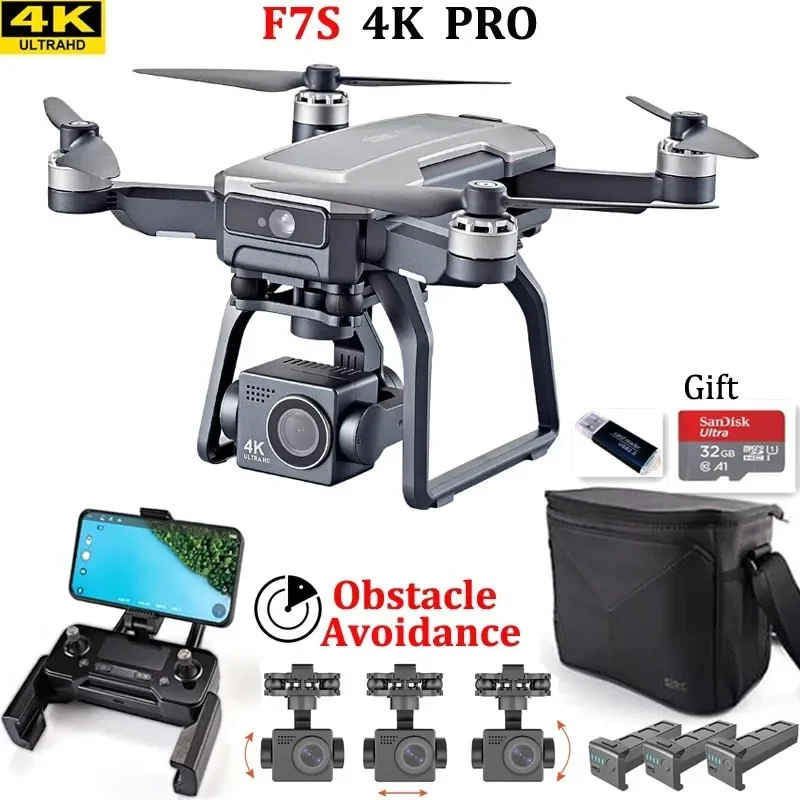 SJRC F7s 4K PRO Дрон 4K для пр – обзор и цена Drone Lidar