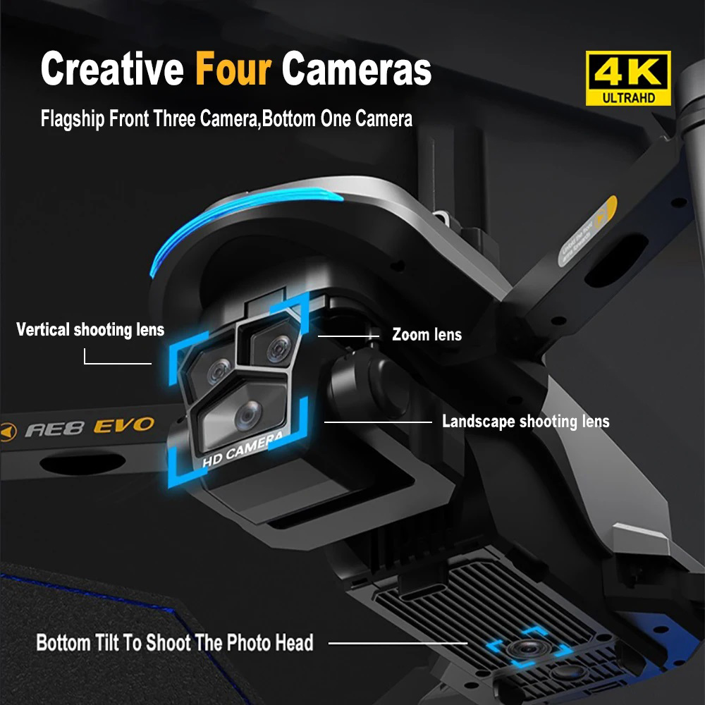 Дрон AE8 EVO 4K профессиональн – обзор и цена Drone Multispectral