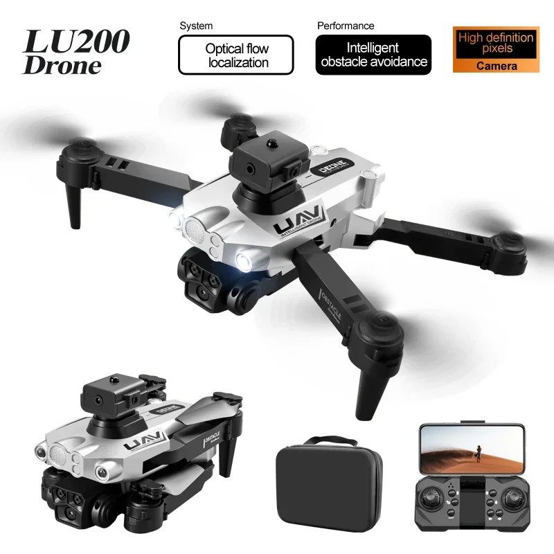 LU200 8K GPS Дрон Тройная каме – обзор и цена Drone Mapping